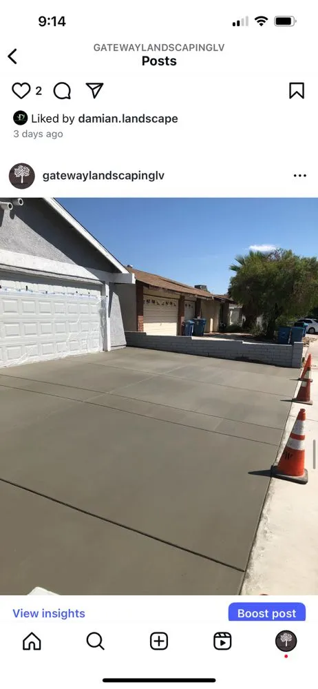 Professional lawn mowing service in Las Vegas, NV by Gateway Landscaping