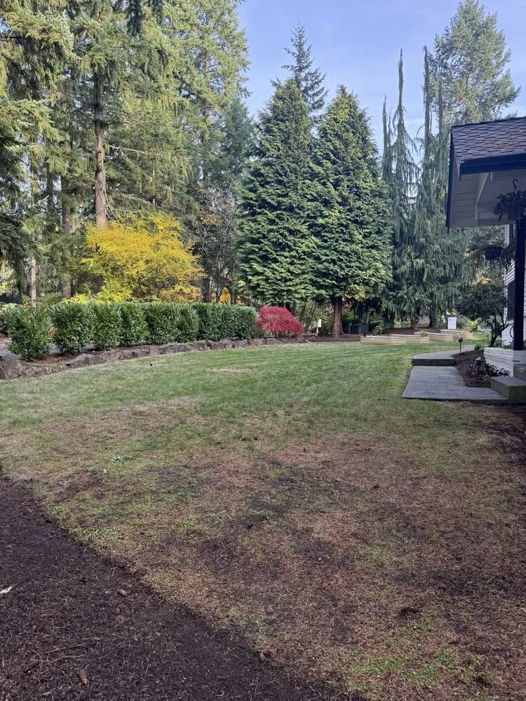 Custom garden landscaping for year-round maintenance in Monroe, WA by Gatica Lawn Care