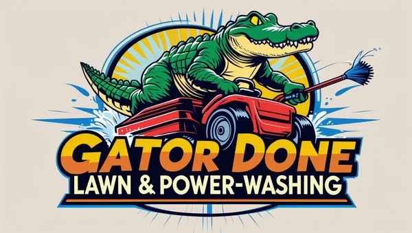 Gator Done Lawn & Power-Washing Logo