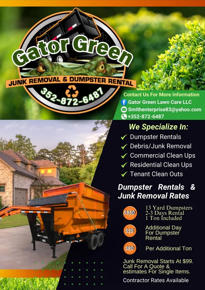 Trusted yard maintenance in Gainesville, FL - Gator Green Lawn Care