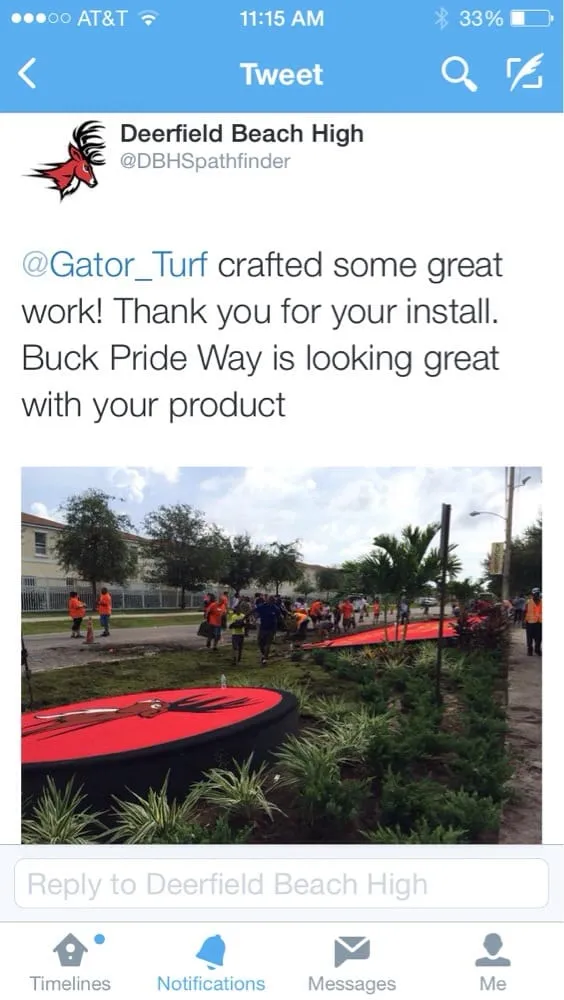 Reliable garden landscaping for homes in Boca Raton, FL by Gator Turf