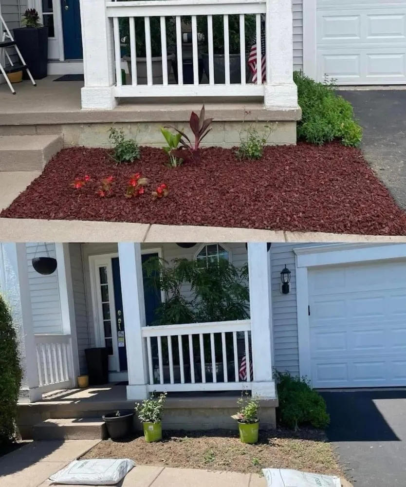 Professional residential landscaping with custom design in Columbus, OH by GatorBack Solutions