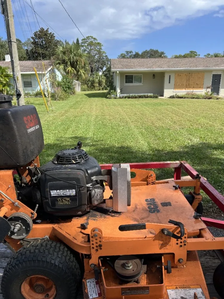 Custom outdoor landscaping in Port Orange, FL by Gatortail Turf