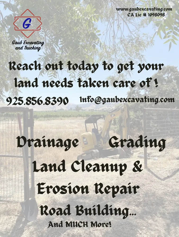 Top-rated landscaping services experts serving San Ramon, CA - Gaub Excavating And Trucking
