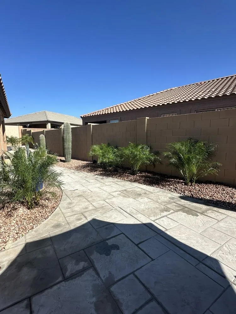 Custom lawn mowing service with custom design across Mesa, AZ - Gaytan's Landscape and Tree Services