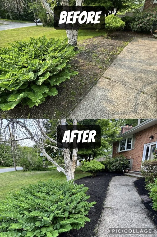 Custom landscape installation for year-round maintenance in Dennis, MA by GB Landscape