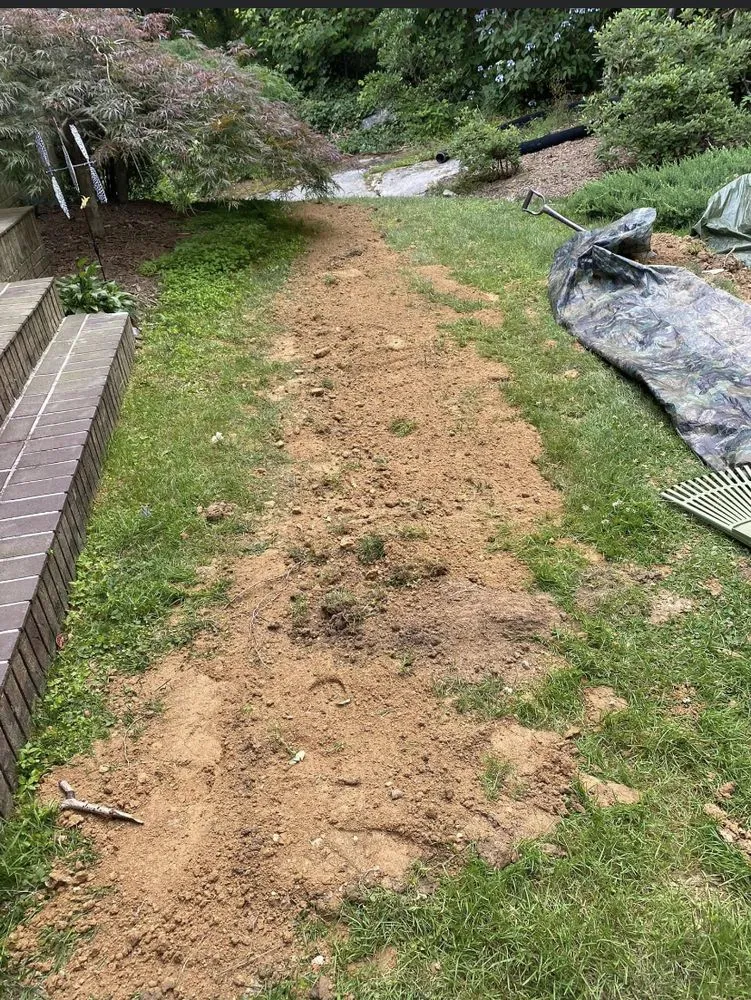 Custom garden landscaping in Zirconia, NC by GB Landscaping and Home Improvement