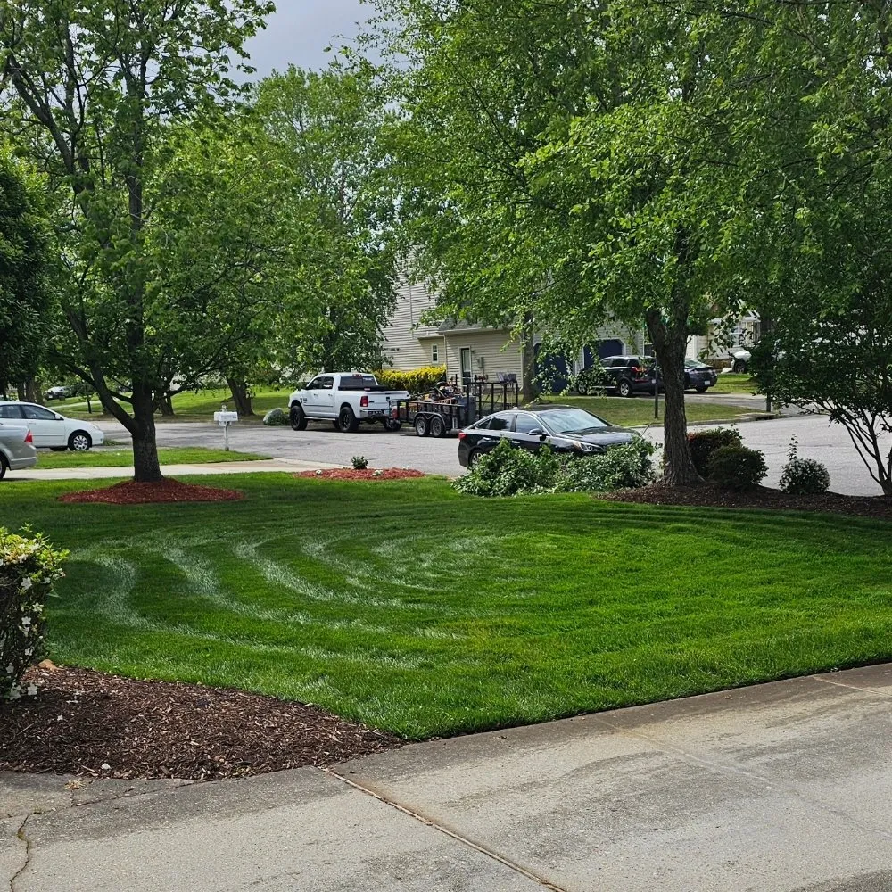 Custom landscaping services for homes across Chesapeake, VA - GB Lawn Service