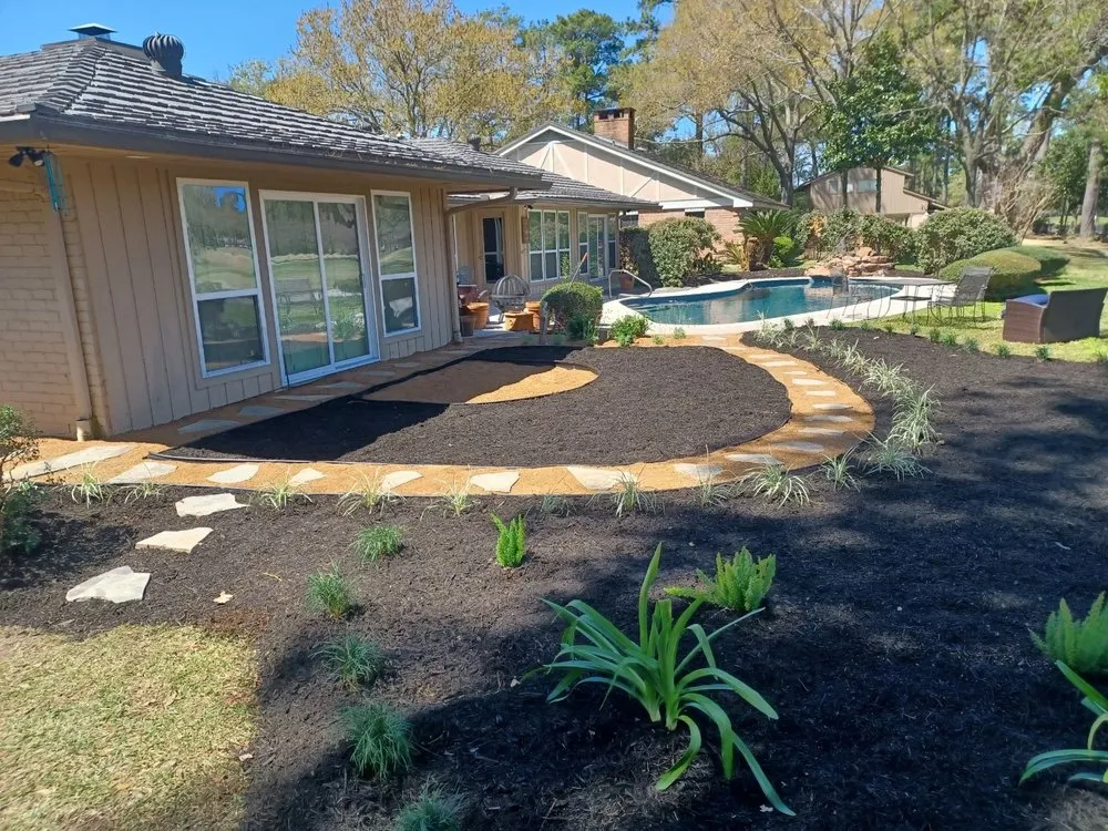 Local garden landscaping for homes across Houston, TX - GBA Trees & Outdoor Services