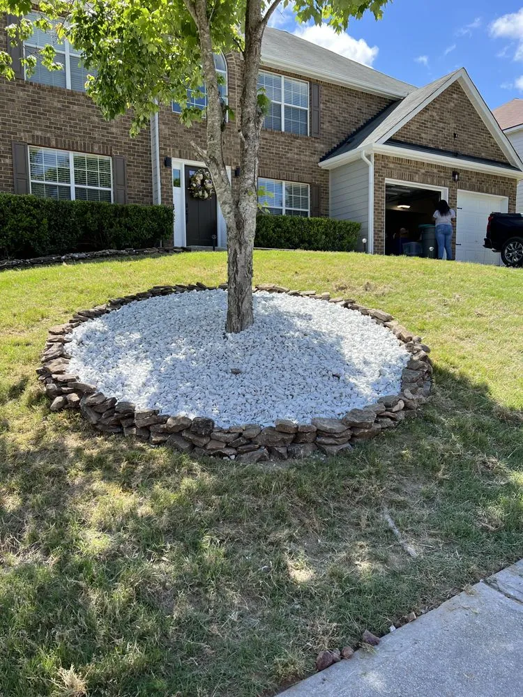 Local yard maintenance with custom design in Houston, TX by GBA Trees & Outdoor Services