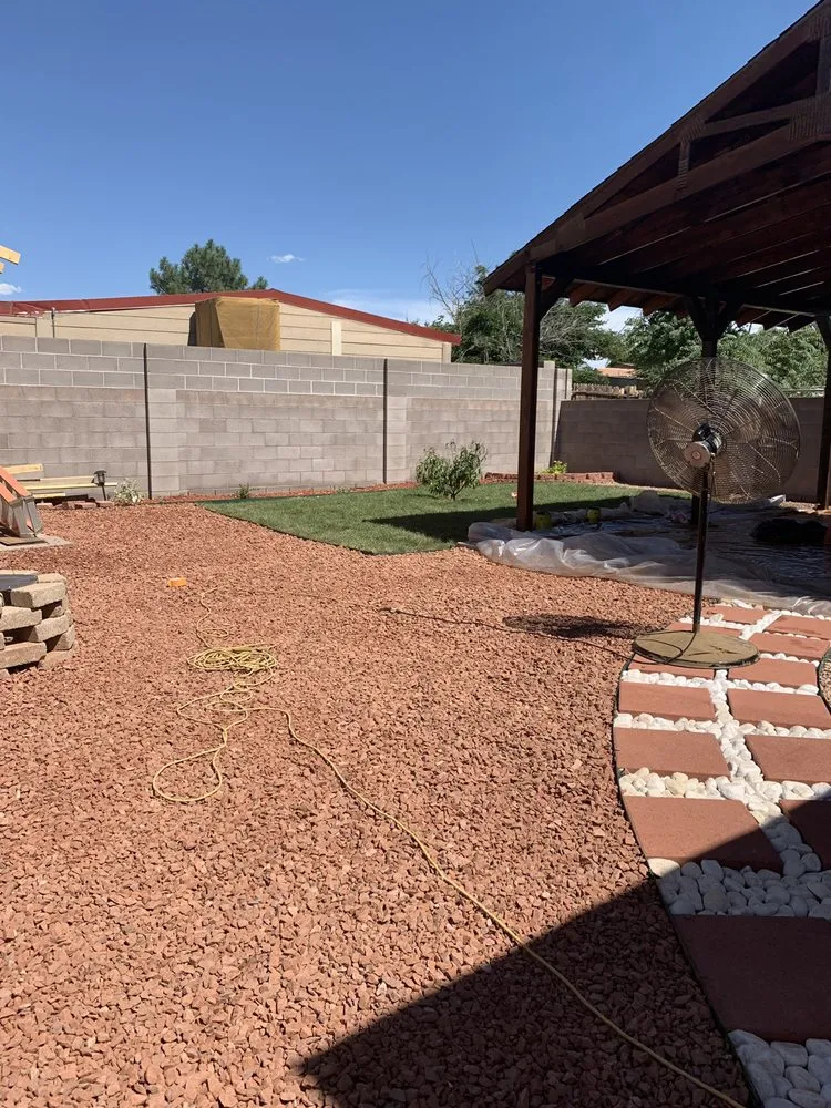 Professional outdoor landscaping for beautiful yards across Albuquerque, NM - G&C Landscape