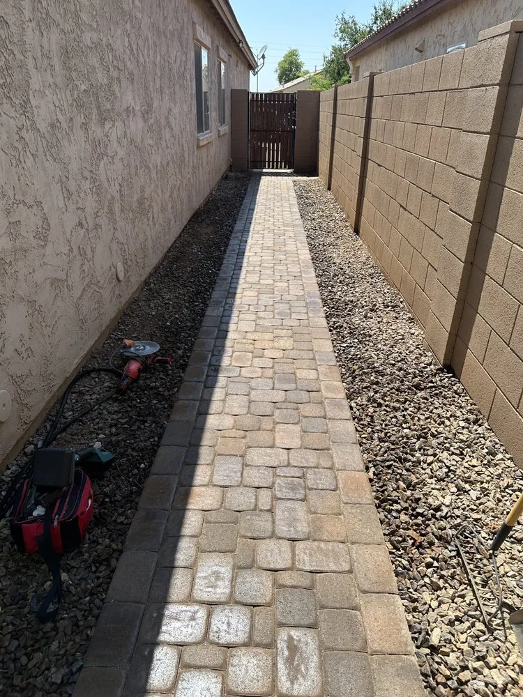 Professional lawn mowing service in Mesa, AZ by G&C Landscaping