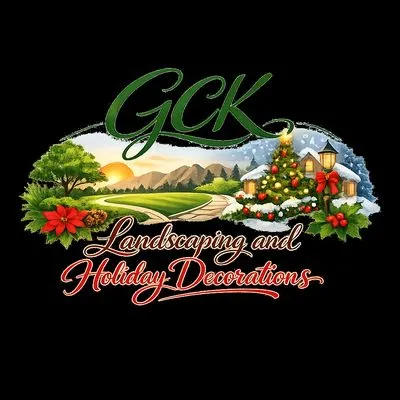 GCK Landscaping and Holiday Decorations Logo
