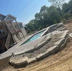 Professional yard maintenance in New Lebanon, OH by GCM Construction