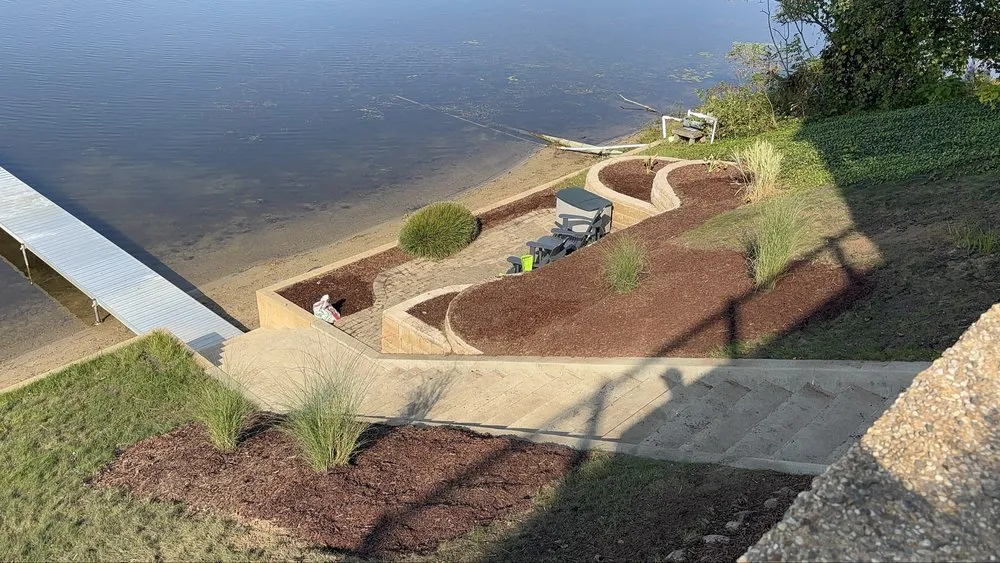 Custom residential landscaping with custom design across Kalamazoo, MI - G&D Landscape