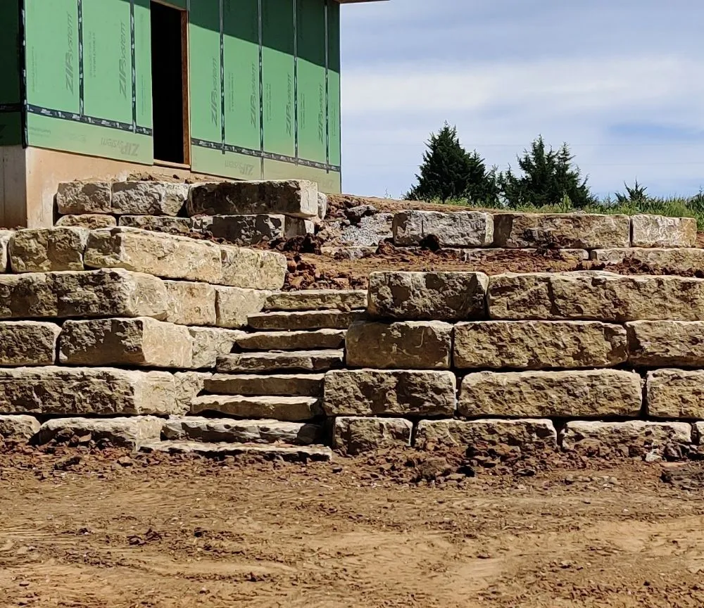 Custom yard cleanup service with custom design in Osawatomie, KS by GD Services