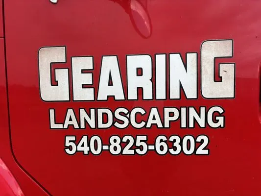 Gearing Landscaping Logo