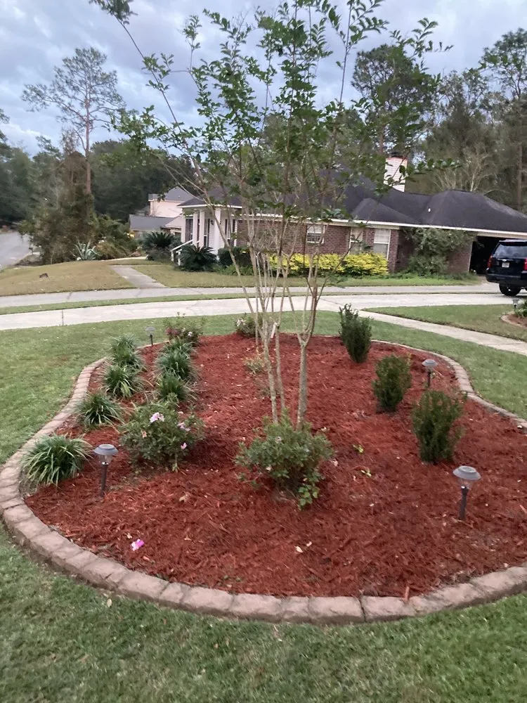 Custom landscaping services for year-round maintenance in Daphne, AL by Geauxboy Lawn Care