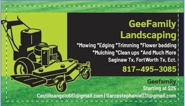 Gee Family Landscaping Logo