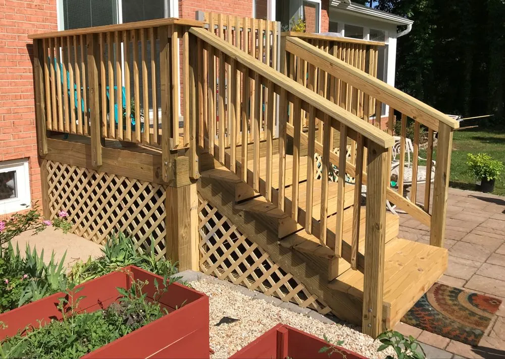 Custom landscape installation in Melrose, MN by Gees Handyman Service