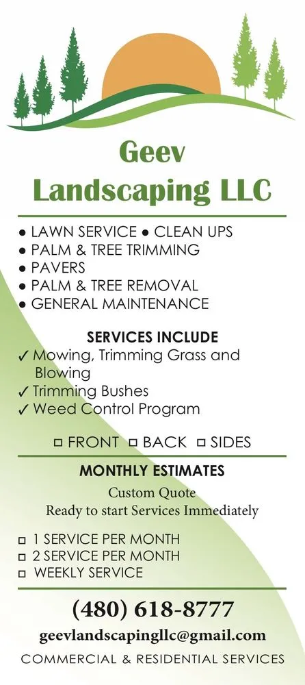 Professional residential landscaping experts serving Mesa, AZ - Geev Landscaping