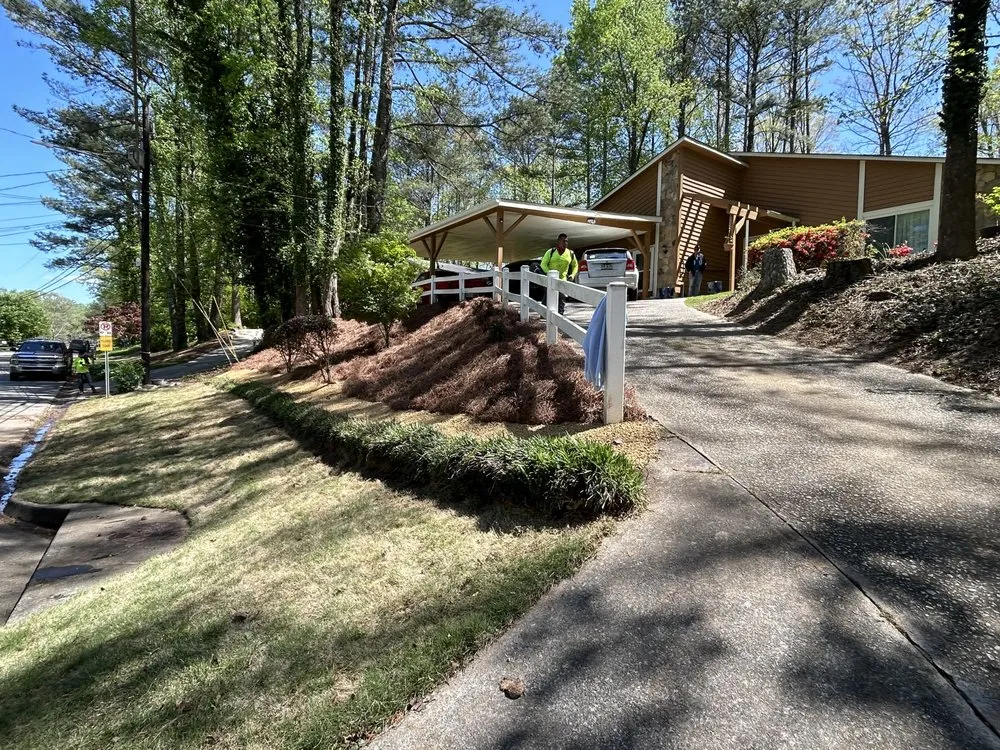 Top-rated landscape installation in Dunwoody, GA by Gelato construction