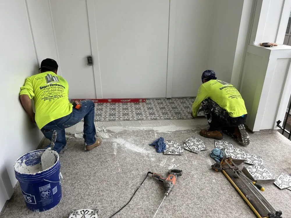 Expert landscape installation in Dunwoody, GA by Gelato construction