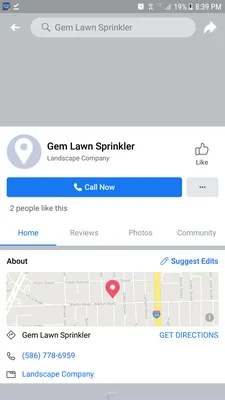 Gem Lawn Sprinkler Logo
