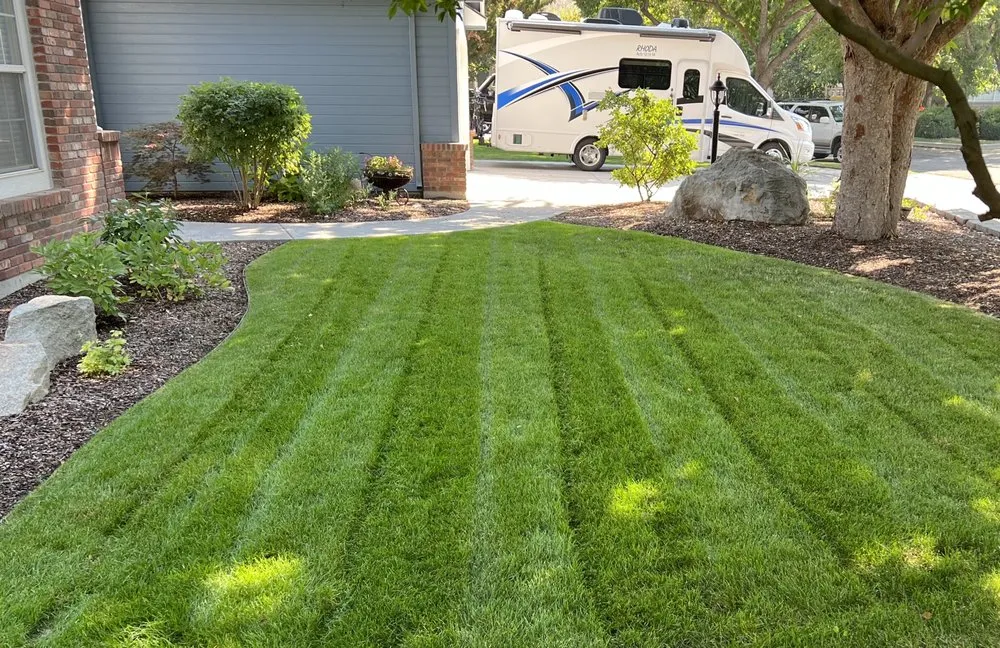 Custom landscape installation for beautiful yards in Boise, ID by Gem State Landscapes