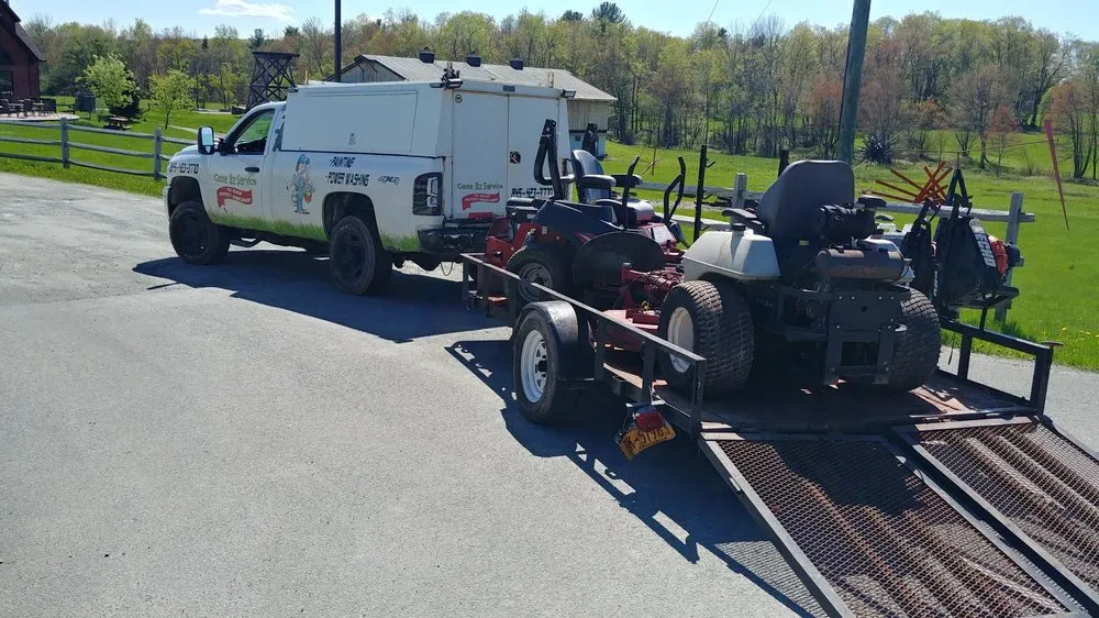 Custom outdoor landscaping in Monticello, NY by Gene Bz Service