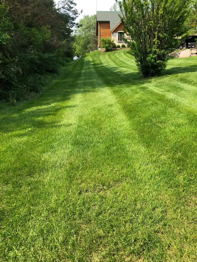 Custom garden landscaping in Harvard, IL by General Landscaping Services