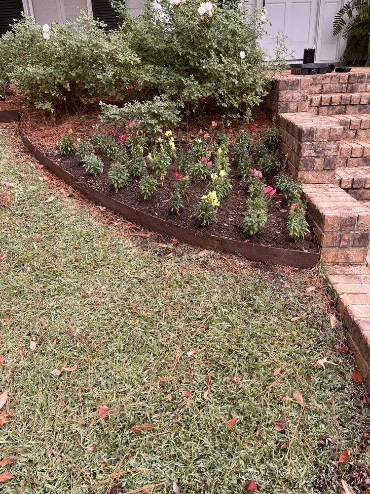 Custom landscape installation with custom design in Shreveport, LA by Generation Lawn and Landscaping