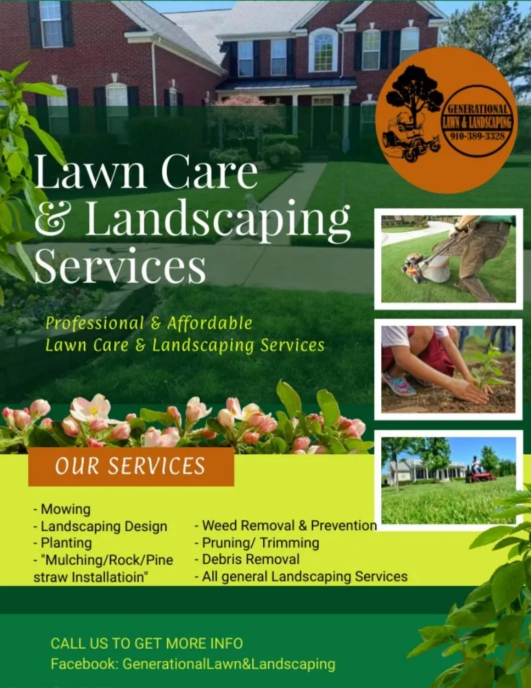 Trusted yard maintenance near you in Jacksonville, NC by Generational Lawn and Landscaping
