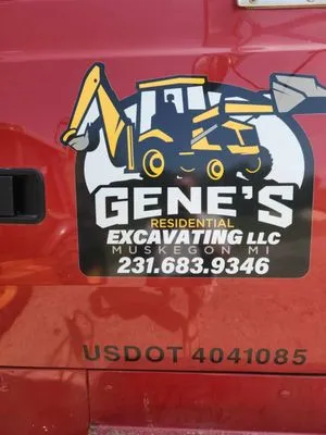 Genes Residential Excavating Logo
