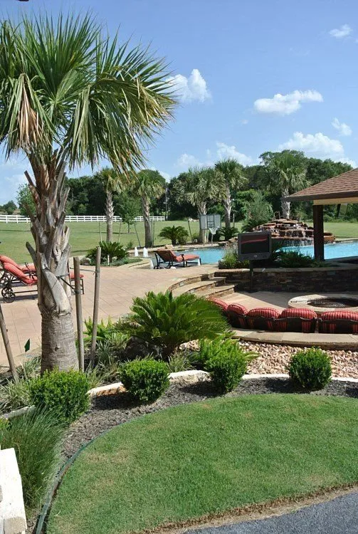 Professional yard maintenance in Brenham, TX by Gene's Services