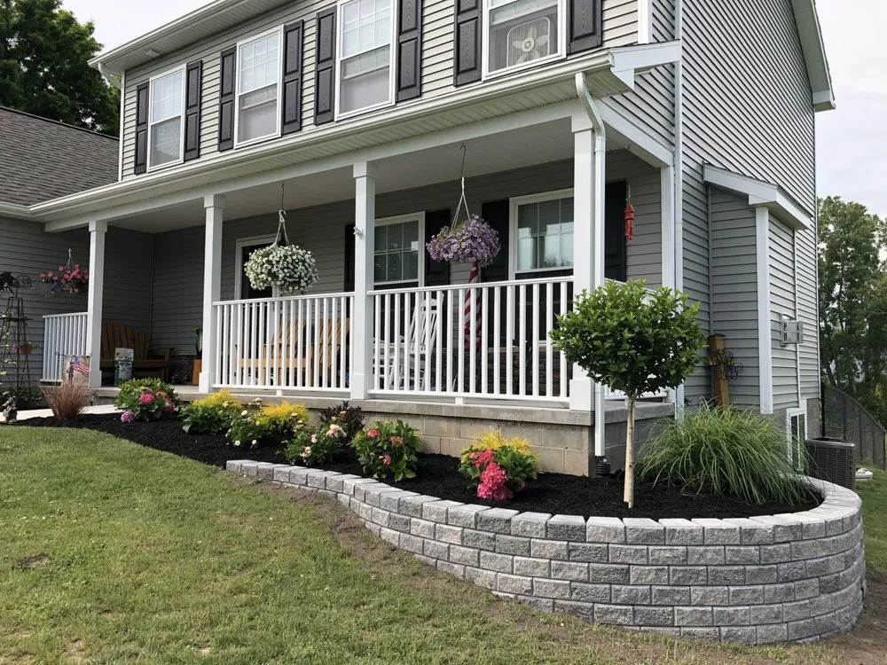 Professional lawn mowing service with custom design across Piffard, NY - Genesee Valley Landscape