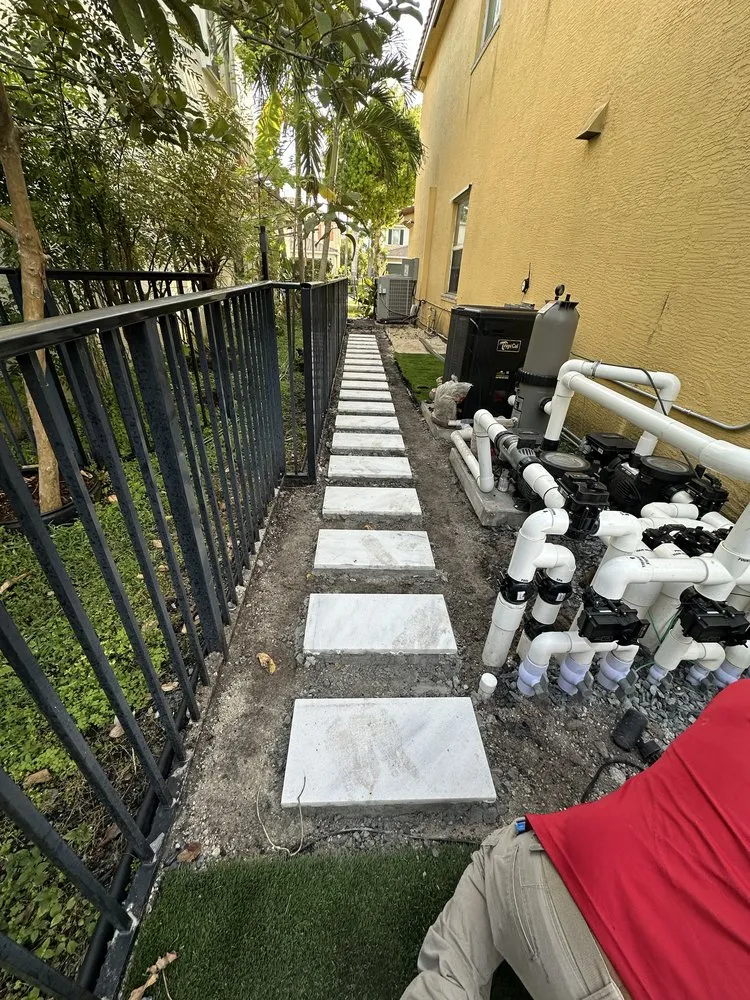 Professional lawn care service in Lake Worth Beach, FL by Genesis Design Scape Services