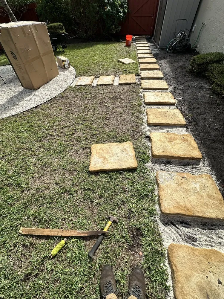 Top-rated lawn mowing service in Lake Worth Beach, FL by Genesis Design Scape Services