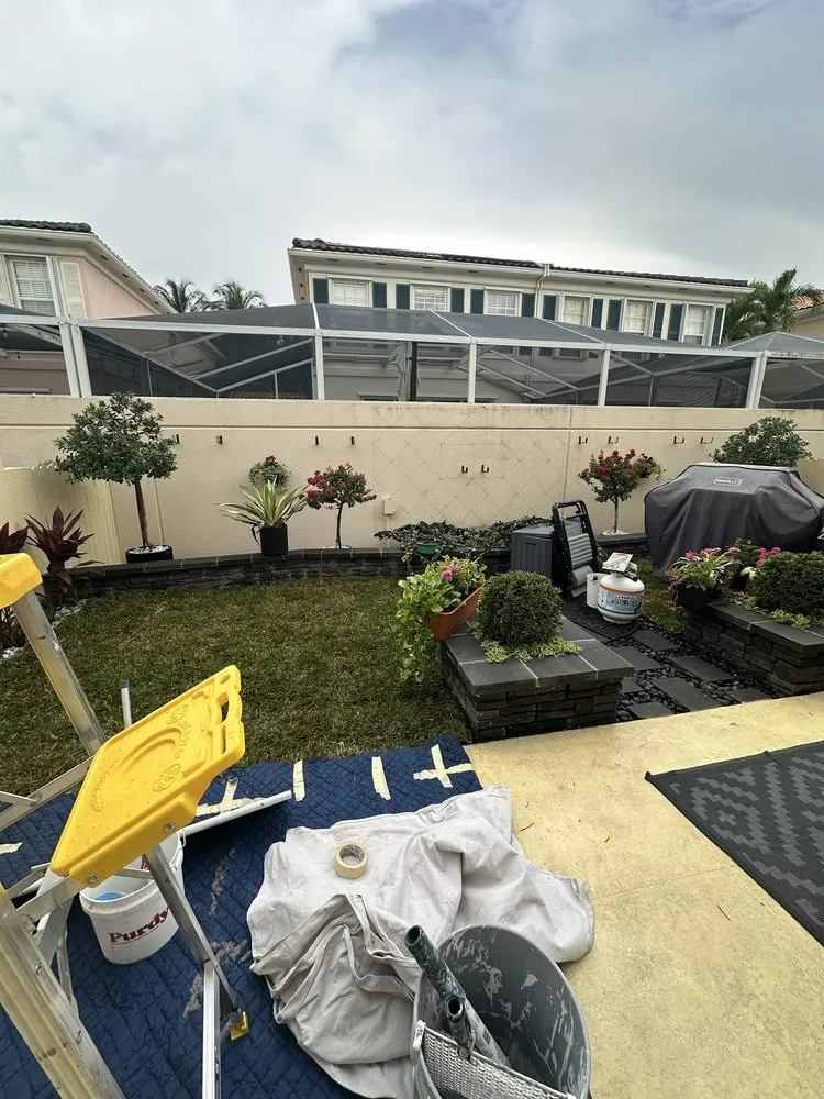 Affordable garden landscaping in Lake Worth Beach, FL by Genesis Design Scape Services