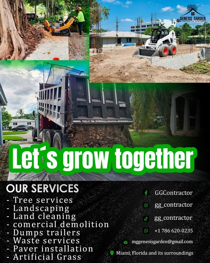 Affordable yard maintenance in Miami, FL - Genesis Garden & Contractor Services