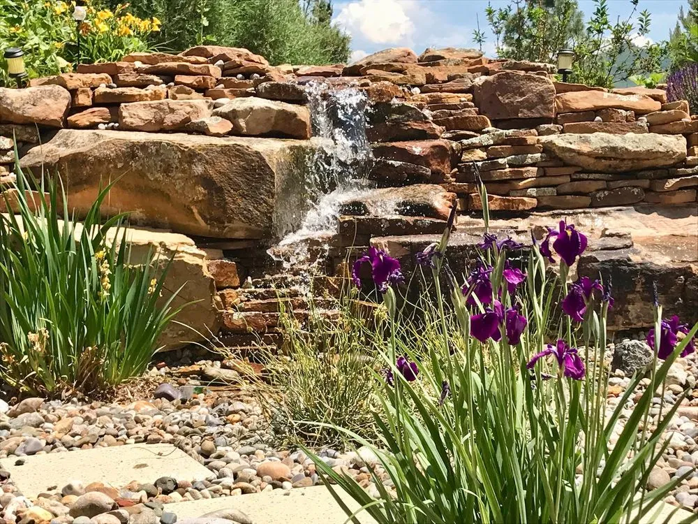 Professional garden landscaping for residential properties in Durango, CO by Genesis Land and Waterscapes