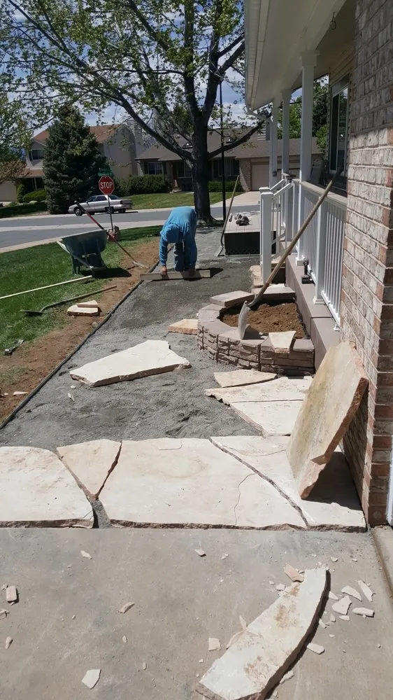 Reliable lawn mowing service with custom design in Denver, CO by Genesis Landscape and Irrigation