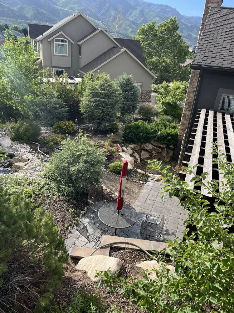 Trusted outdoor landscaping with custom design in Layton, UT by Genesis Lawn Care