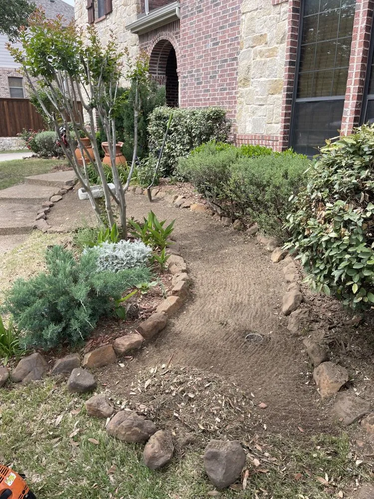 Custom landscape design in Providence Village, TX - Genesis Lawn