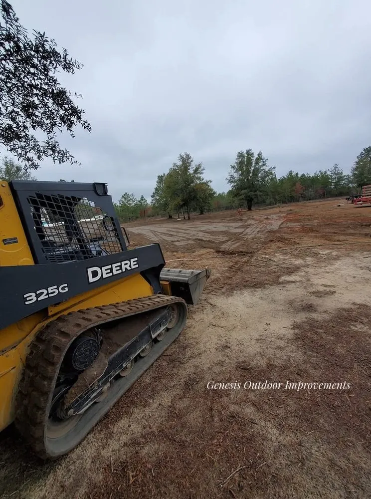 Reliable yard cleanup service in Milton, FL by Genesis Outdoor Improvements