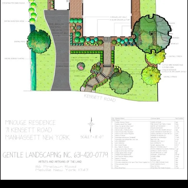 Local landscape installation near you in Melville, NY by Gentile Landscaping