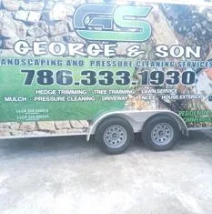 Affordable yard maintenance for homes across Miami, FL - George & Son Landscaping & Pressure Cleaning Service