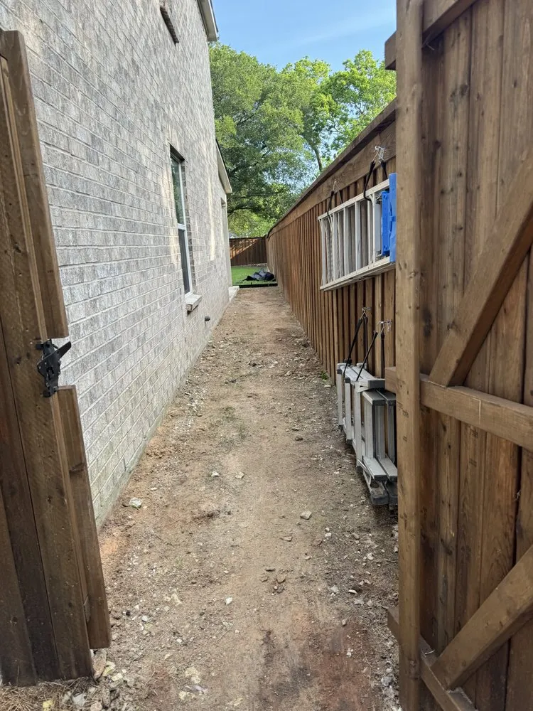 Professional garden landscaping for homes in Whitewright, TX by George Lawn Service