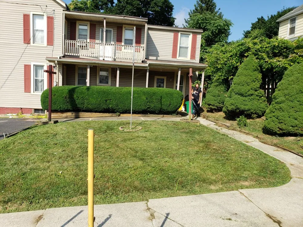 Custom landscape installation in York, PA by Georges Lawn Care