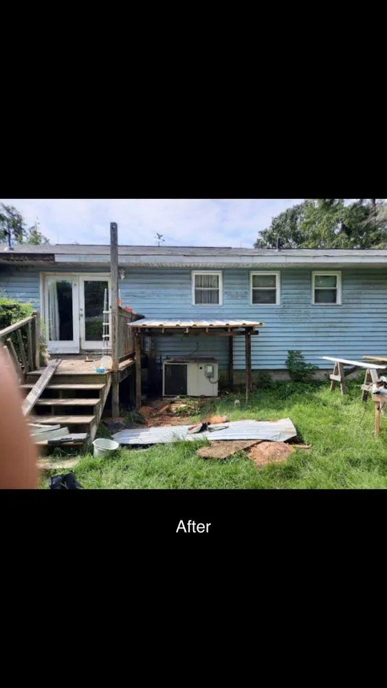 Custom landscape installation in Lugoff, SC by George's Woodworks and Lawn Maintenance